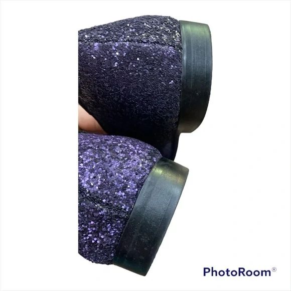 Cool Tiro Men’s EU size: 47 purple glitter tassel swagger loafers - Picture 8 of 9